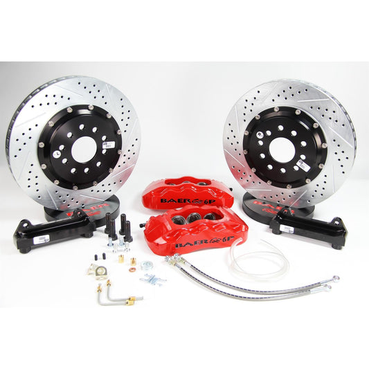 Baer Brake Systems 14.3 in Pro Brake System Rear Silver 071 - 4402001S