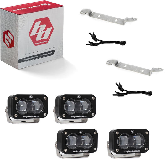 Baja Designs 24C Tacoma S2 Sport OEM Fog Light Replacement Kitnote: Trd PRO/TRAILHUNTER (amb - 44-8289