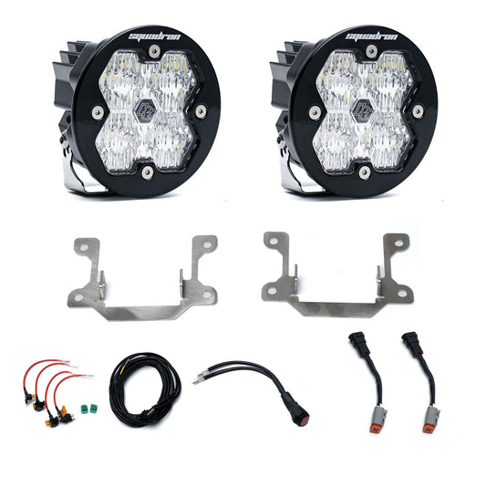 Baja Designs 1925 Ram 2500/3500 Big Horn Fog Pocket Kit Squadron Sport 2.0 Clear Wc - 44-0037