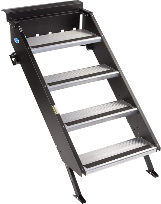 MORryde STP-213 StepAbove RV Entry Step Gen 2 - 4 Manual Folding Steps