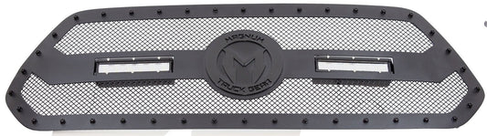 Innovative Creations Inc BLG129TYN Magnum Grille 2 Single Row LED Lights Gloss Black Magnum Grille