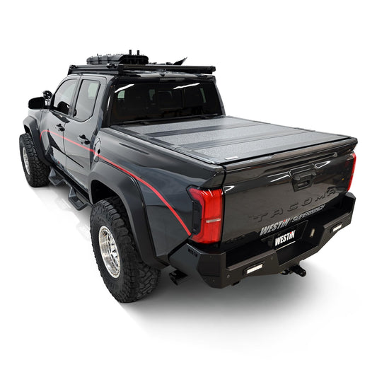 Westin 19-42785 Hard Tri-Fold Tonneau Cover fits 2024-2026 Tacoma 5' Bed