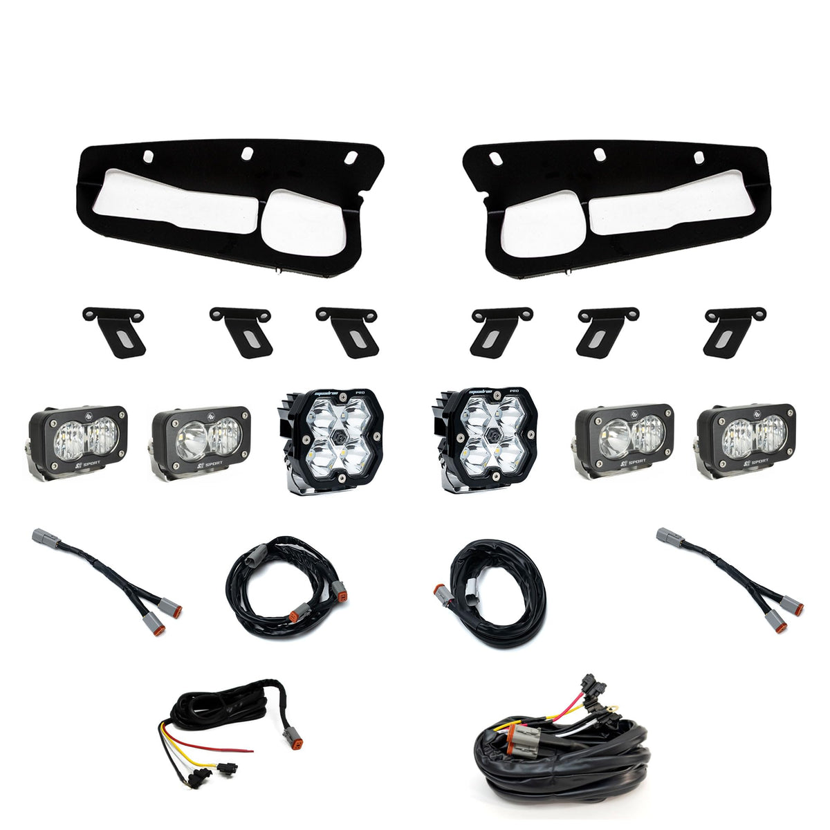 Baja Designs 2125 Bronco S2 Sport D/C Clear S2 Sport with C Clear Squadron 2.0 Pro Spot Clear F - 44-0085