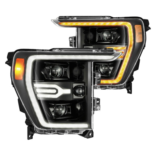 AlphaRex USA 2123 Ford F150/F150 Raptor Luxxseries LED Projector Headlights Alphablack - 880169