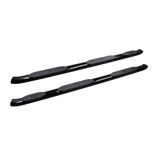 Westin 21-534705 PRO TRAXX 5 Oval Wheel to Wheel Nerf Bars fits 2019-2025 Ram 1500 Crew Cab 5'7" Bed (Exc 1500 Classic) Black Pair