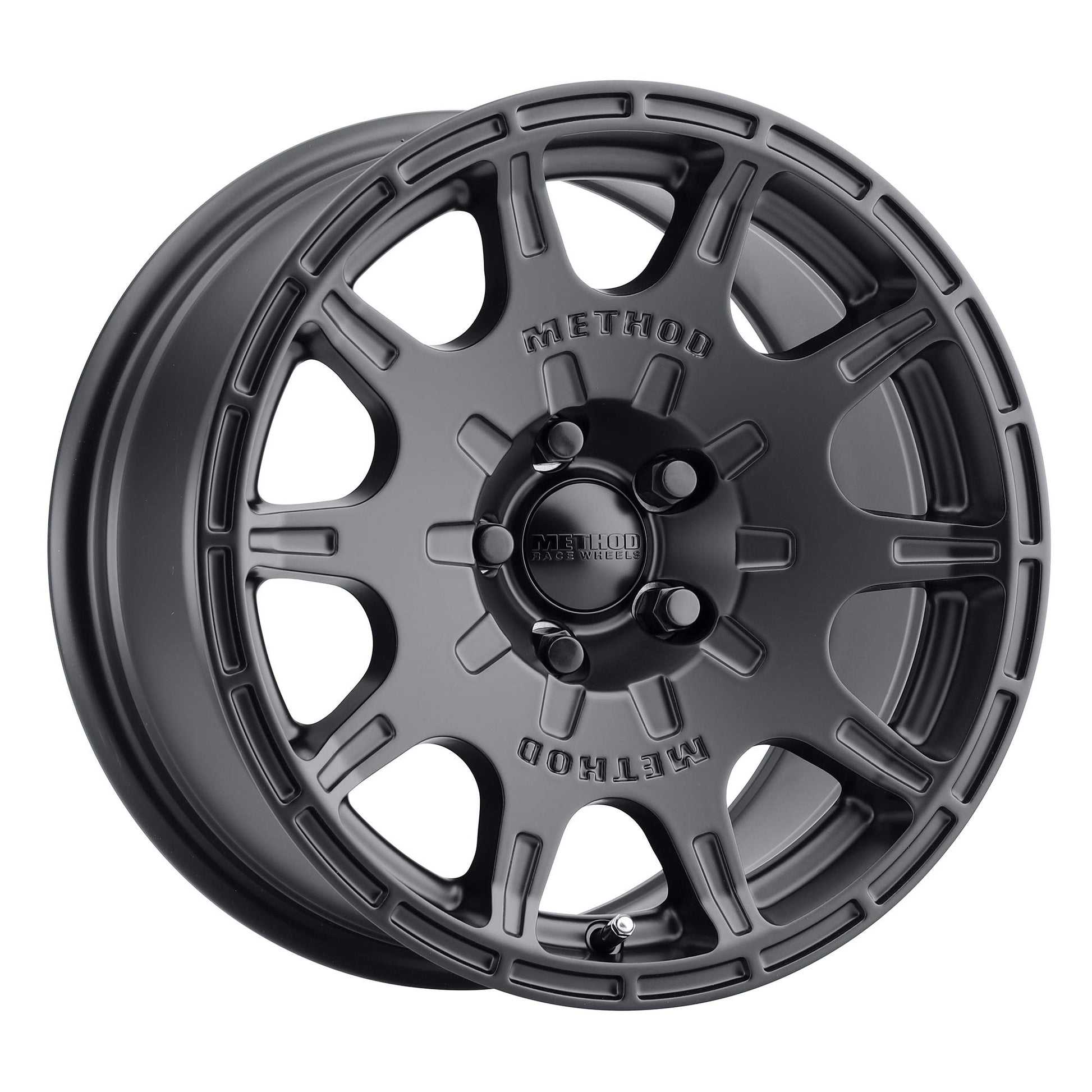 Method Race Wheels 502 VT-SPEC Matte Black 15x7" 5x4.5", 15mm offset 4.6" Backspace, MR50257012515SC