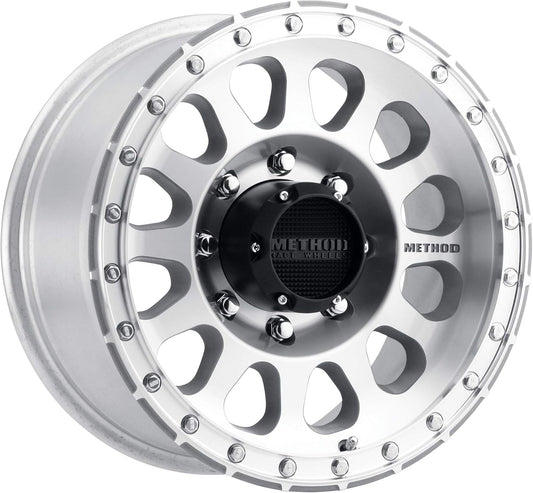 Method Race Wheels mr315 18x9 8x165.1 18et 130.81mm machined/clear coat wheel Fits select: 2013-2023 RAM 2500, 2000-2010 CHEVROLET SILVERADO