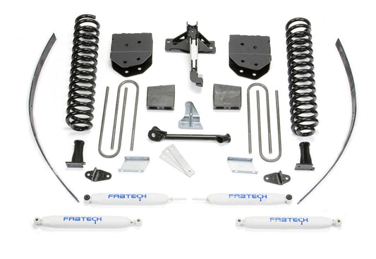Fabtech K2121 Basic Lift System w/Shocks w/Performance Shocks 8 in. Lift w/o Factory Overload Basic Lift System w/Shocks