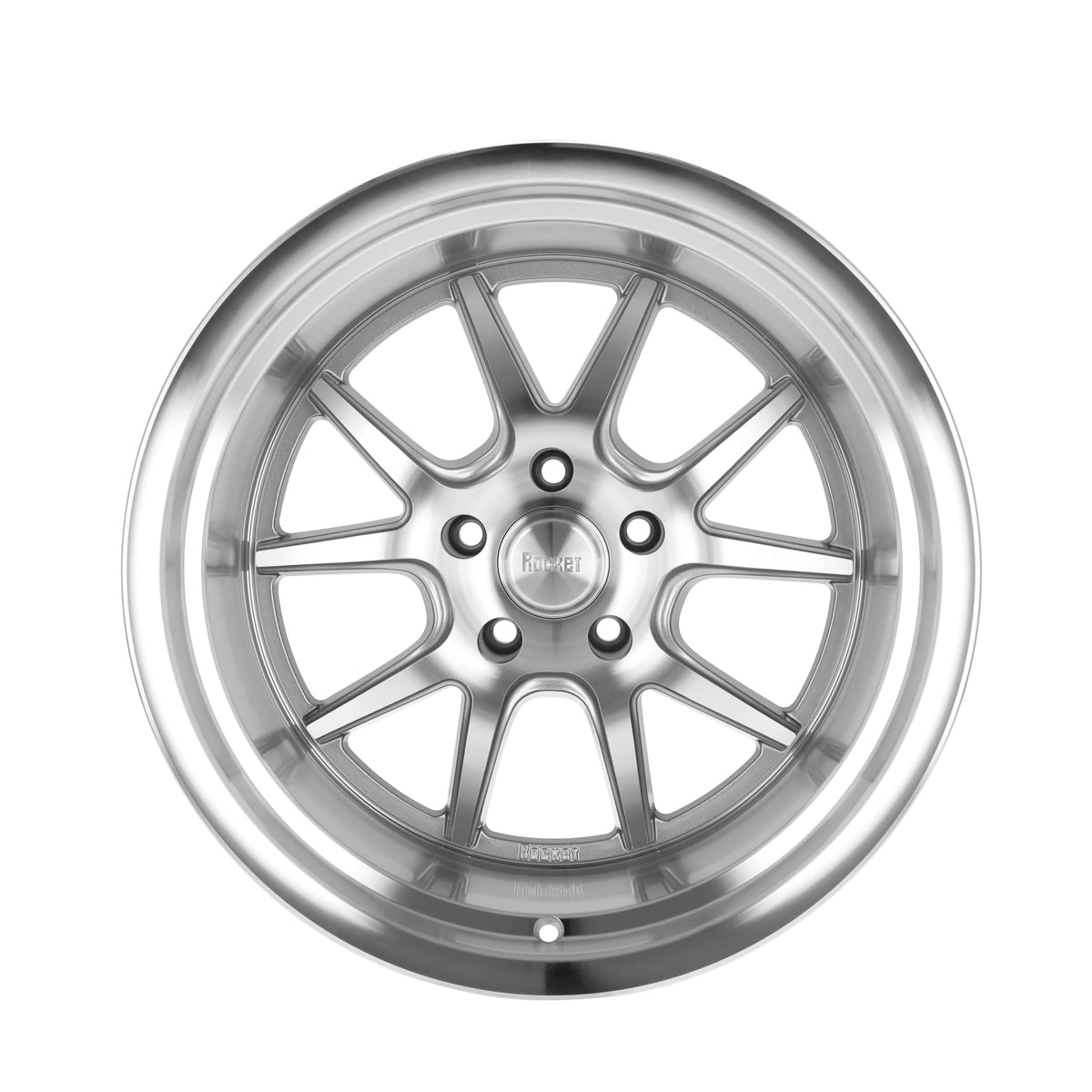 Rocket Racing Wheels TTR19-826160 18x12 Attack Machined 5x4.75 6.0 bs