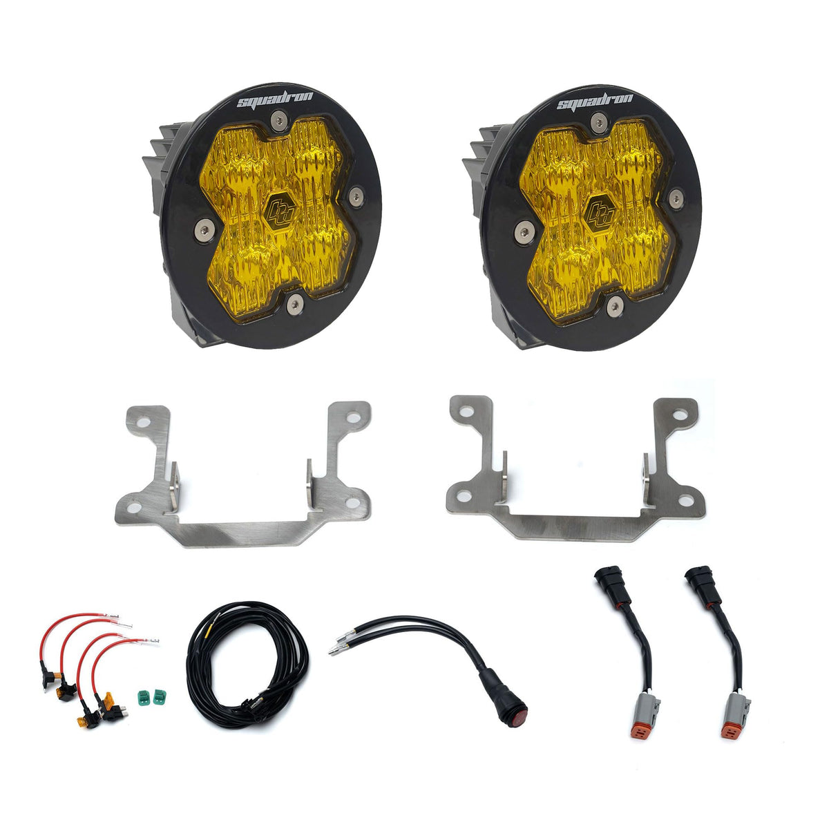 Baja Designs 1925 Ram 2500/3500 Big Horn Fog Pocket Kit Squadron Sport 2.0 Baja Amber Wc - 44-0038