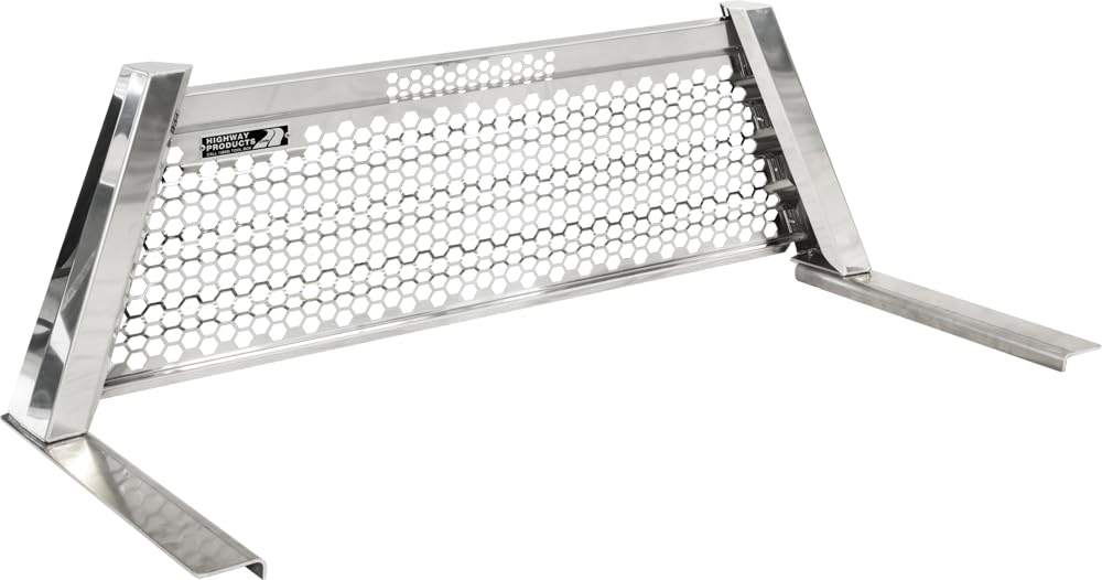 Highway Product HONEYCOMB FULL WAVE, POLISHED ALUMINUM UPRIGHT, POLISHED ALUMINUM CENTER, SIZE 6-4030-064