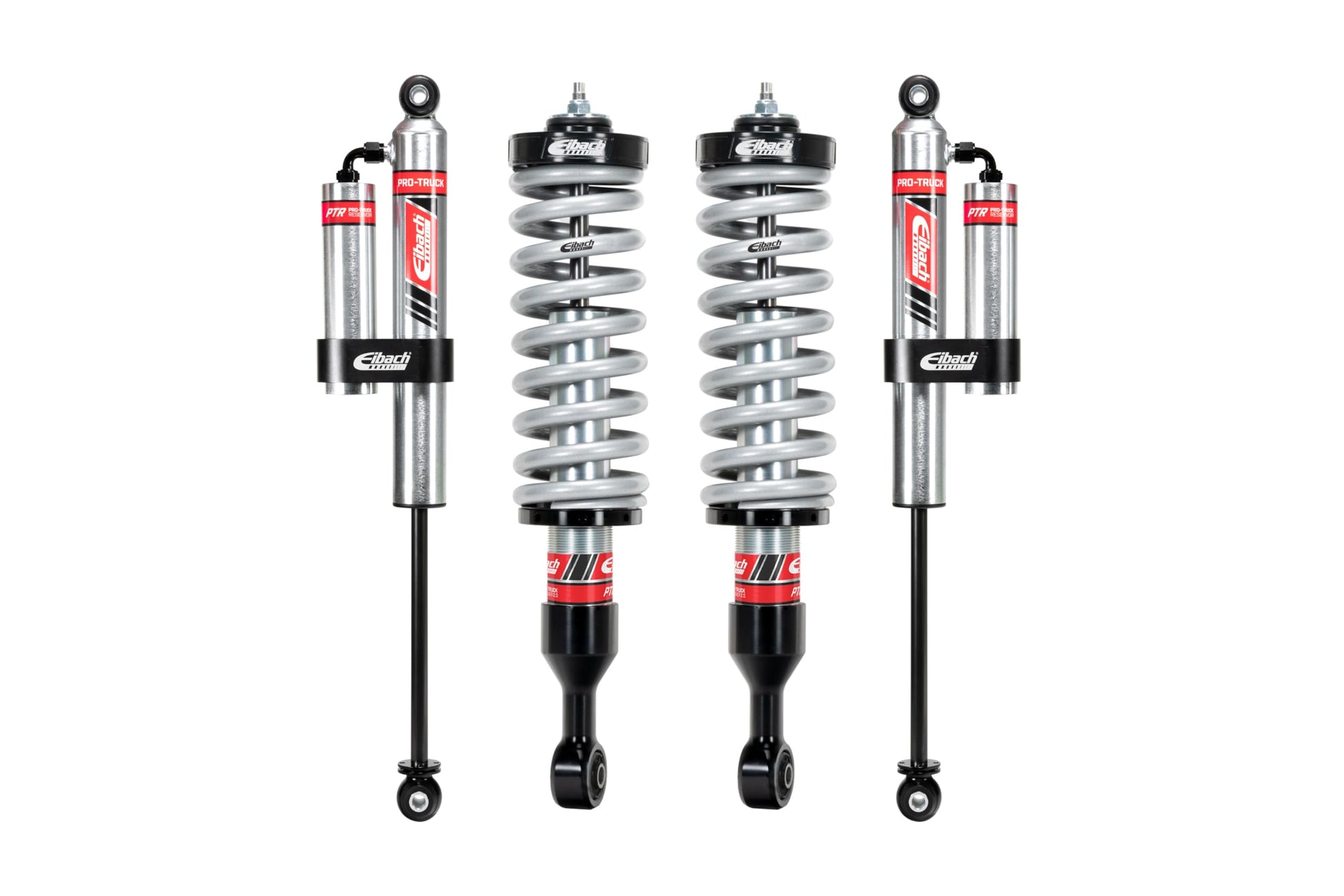 Eibach Suspension Lift Kit, PRO-TRUCK-LIFT STAGE 2R, 1 to 3 in Front Lift, 0 to 1-1/2 in Rear Lift, Reservoirs/Shocks/Springs, compatible with GM Midsize Truck 2015-22, Kit
