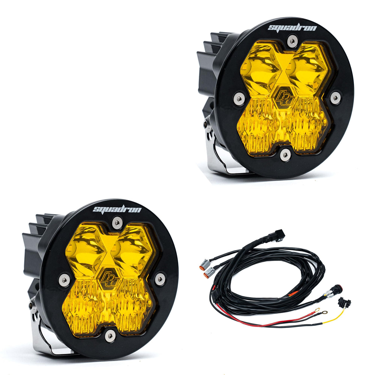 Baja Designs Squadronr 2.0 Sport Pair LED DRIVING/COMBO Baja Amber - 58-7813-2