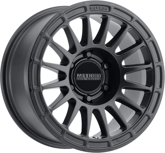 Method Race Wheels mr314 17x7.5 6x139.7 25et 106.25mm matte black wheel Fits select: 2000-2018 CHEVROLET SILVERADO, 1996-2023 TOYOTA TACOMA