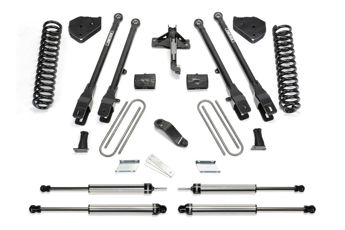 Fabtech K2216DL 4 Link Lift System 4 in. Lift Incl. Dirt Logic Shocks 4 Link Lift System