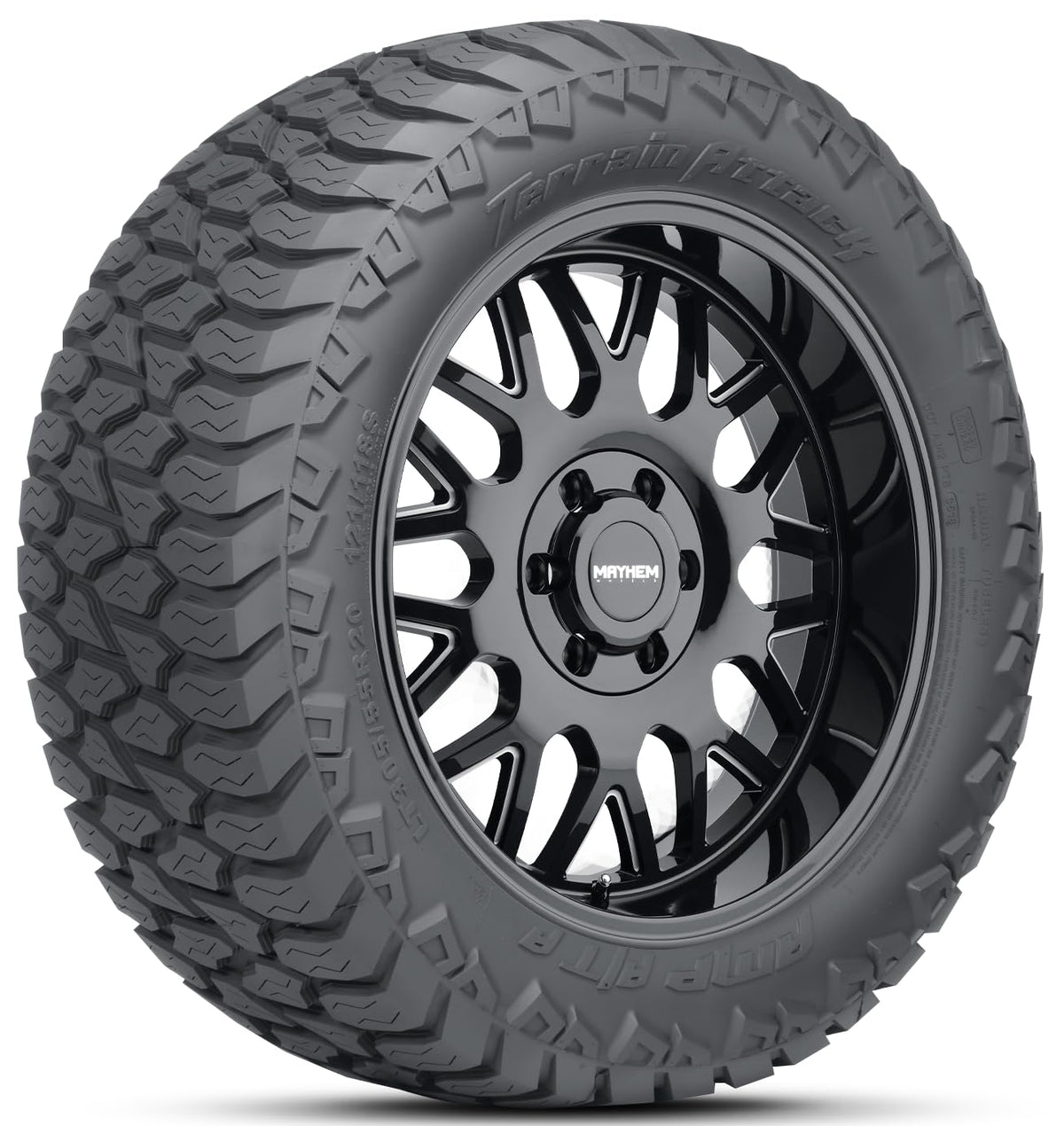 Amp Tires 285/55R20 Terrain Attack A/T a 122/119S Lr E - 285-5520AMP/CA3