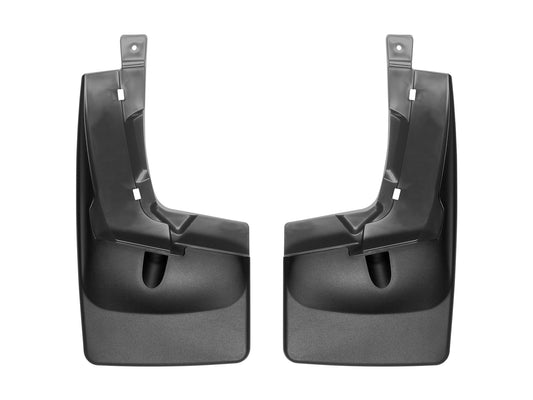 WeatherTech Custom No Drill Splash Guard MudFlaps for Ford Ranger, Rear Pair (120106), Black