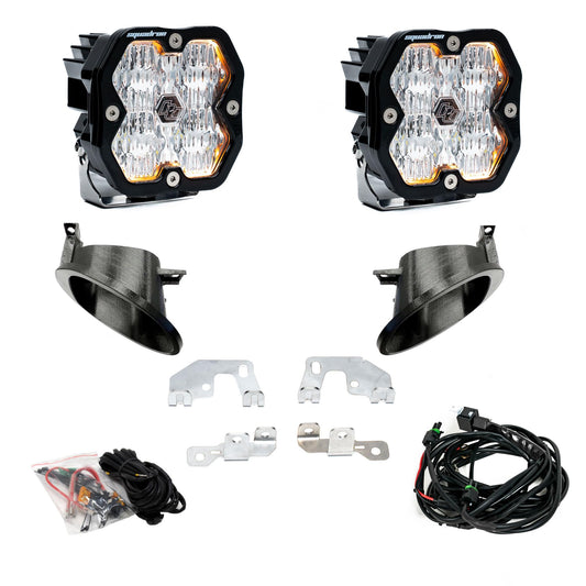Baja Designs 1418 Sprinter 2500/3500 Fog Pocket Kit Squadron Sport 2.0 Clear Wc - 44-0027