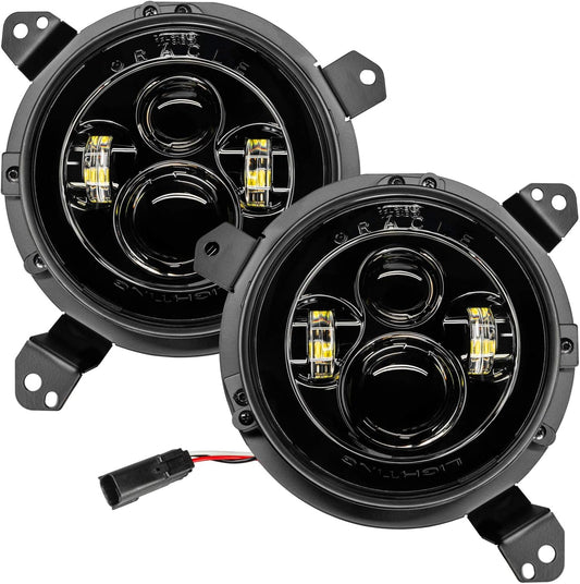 ORACLE Jeep Wrangler JL 7in. High Powered LED Headlights (Pair) 5769J-504