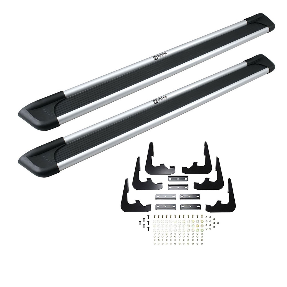 Westin K27-66402195 Sure-Grip Running Board Kit Polished Pair fits 2015-2021 F-150 SuperCrew