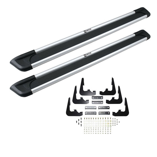 Westin K27-66402195 Sure-Grip Running Board Kit Polished Pair fits 2015-2021 F-150 SuperCrew