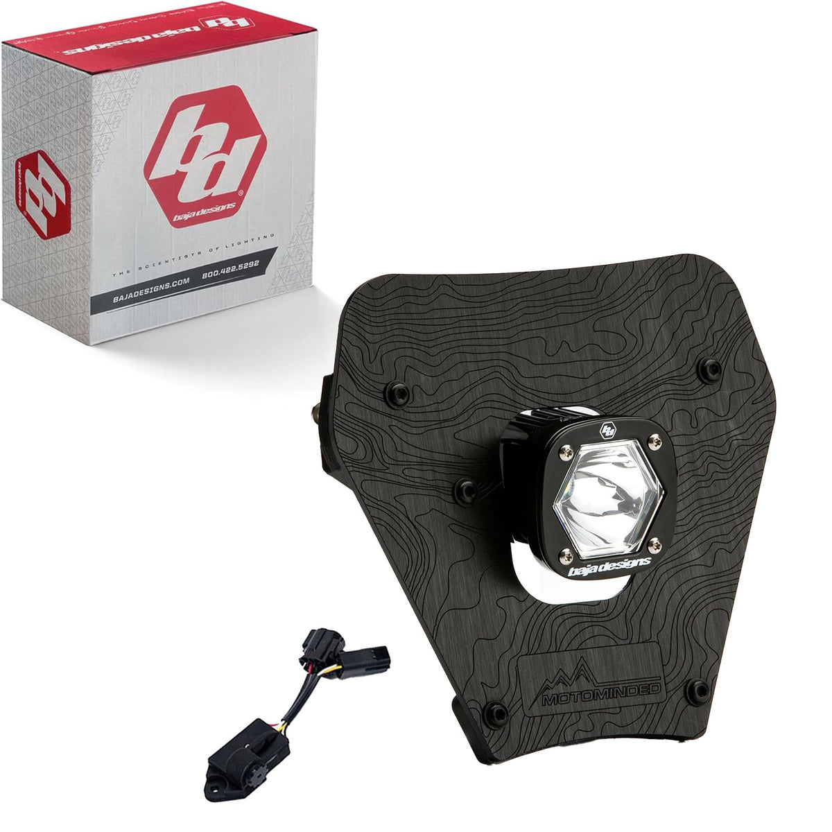 Baja Designs 24C Ktm 500 Excf S1 (D/C) LED Headlight Kit with Dimmer - 38-7013