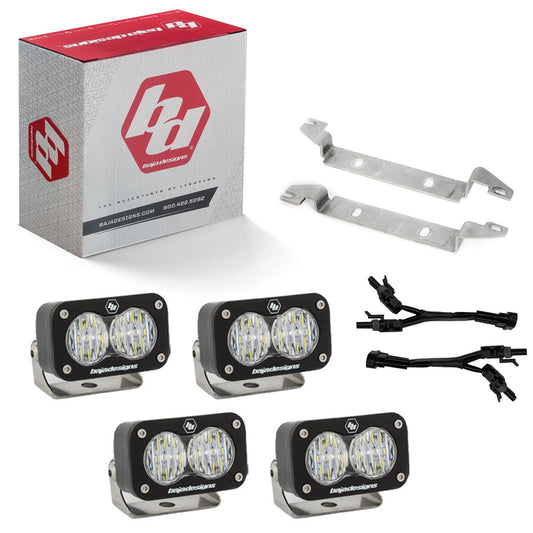 Baja Designs 22C Tundra S2 Sport Fog Pocket Kit Wide CORNERING/CLEAR - 448080