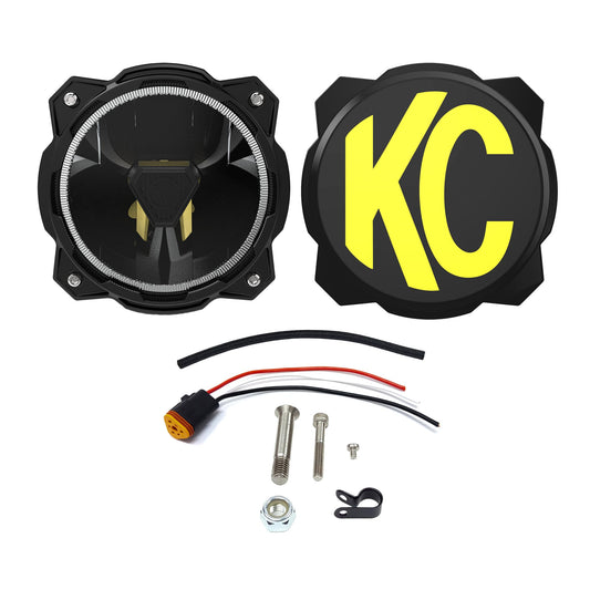 KC Hilites GravityÂ® Titan LED Light Bar Add-On Kit - 40W Spot Beam, Black