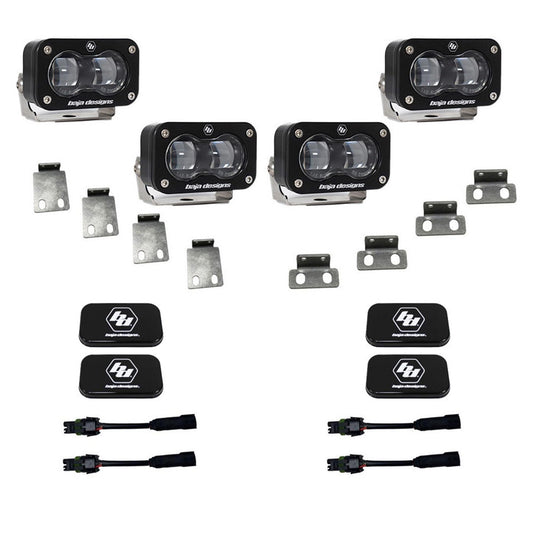 Baja Designs 21C F150 Raptor 24C F150 Raptor 37/R S2 Sae Fog Pocket Kits - 448166