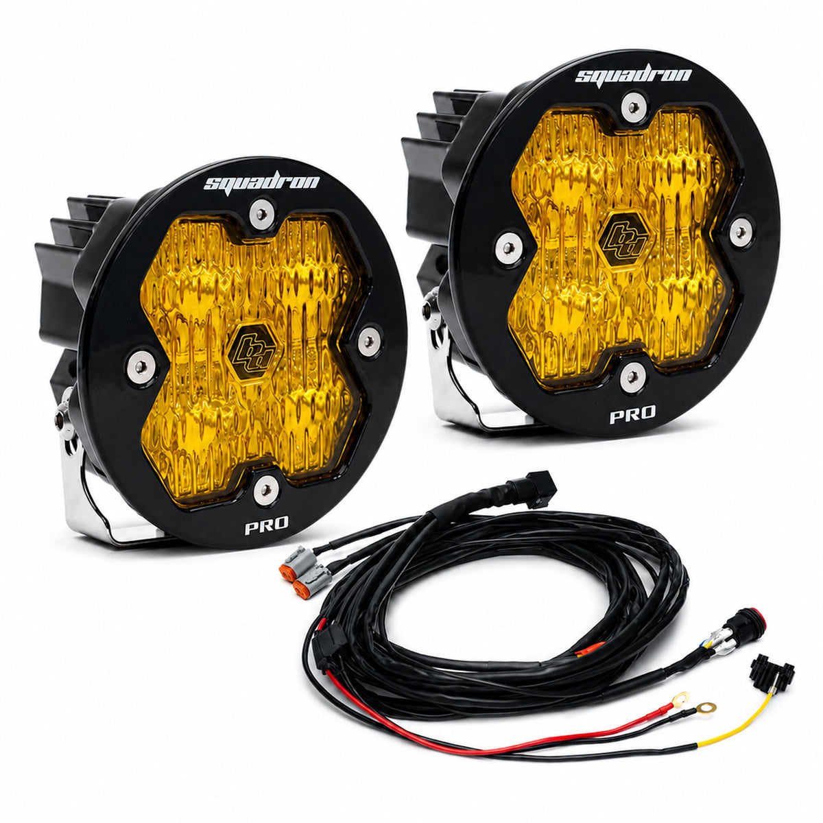 Baja Designs Squadronr 2.0 Pro Pair LED Wide Cornering Baja Amber - 59-7815-2
