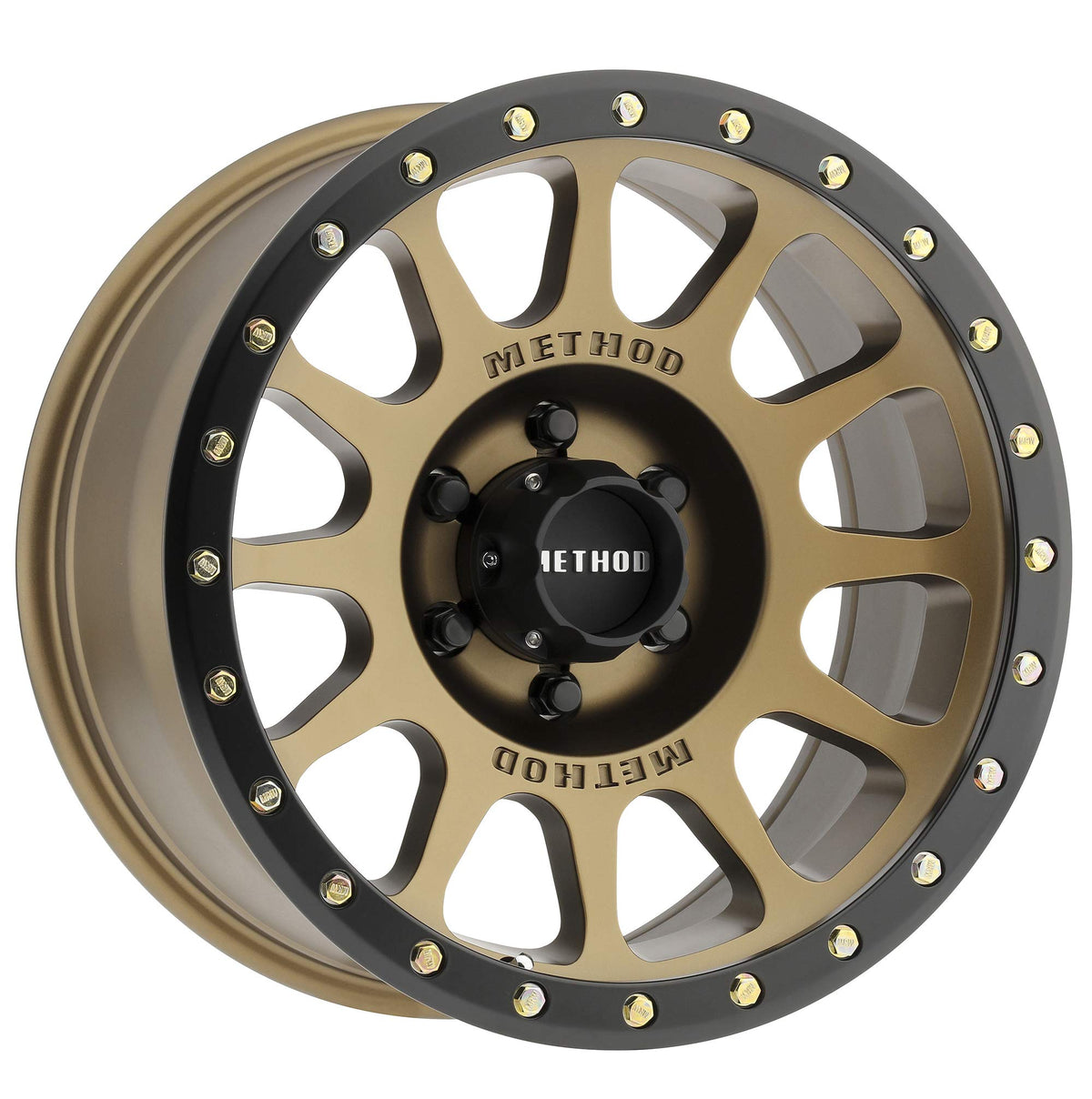 Method Race Wheels 305 NV Method Bronze/Black Street Loc 20x9" 6x5.5", 18mm offset 5.75" Backspace, MR30529060918