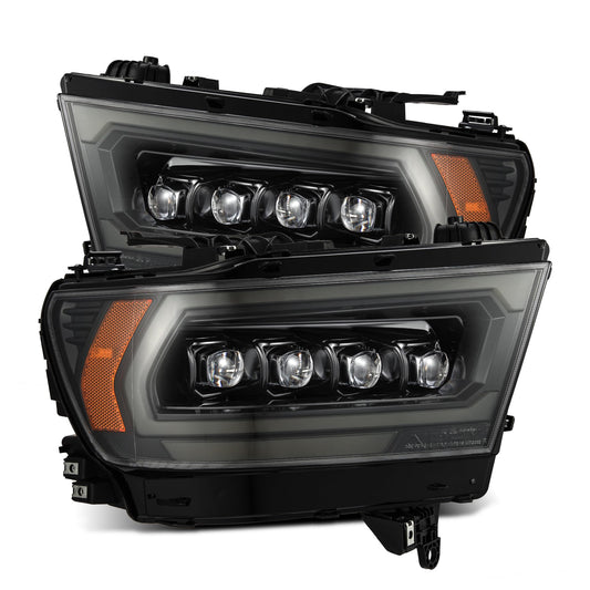 AlphaRex USA 1923 Ram 1500 (mk Ii 2500 Style) Nova Series LED Projector Headlights Alpha Black - 880577