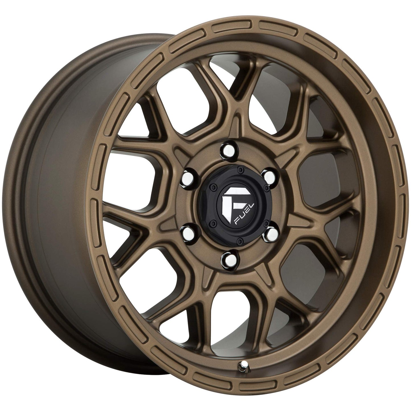 FUEL D671 Bronze Wheel with Painted (17 x 9. inches /5 x 127 mm, 1 mm Offset)