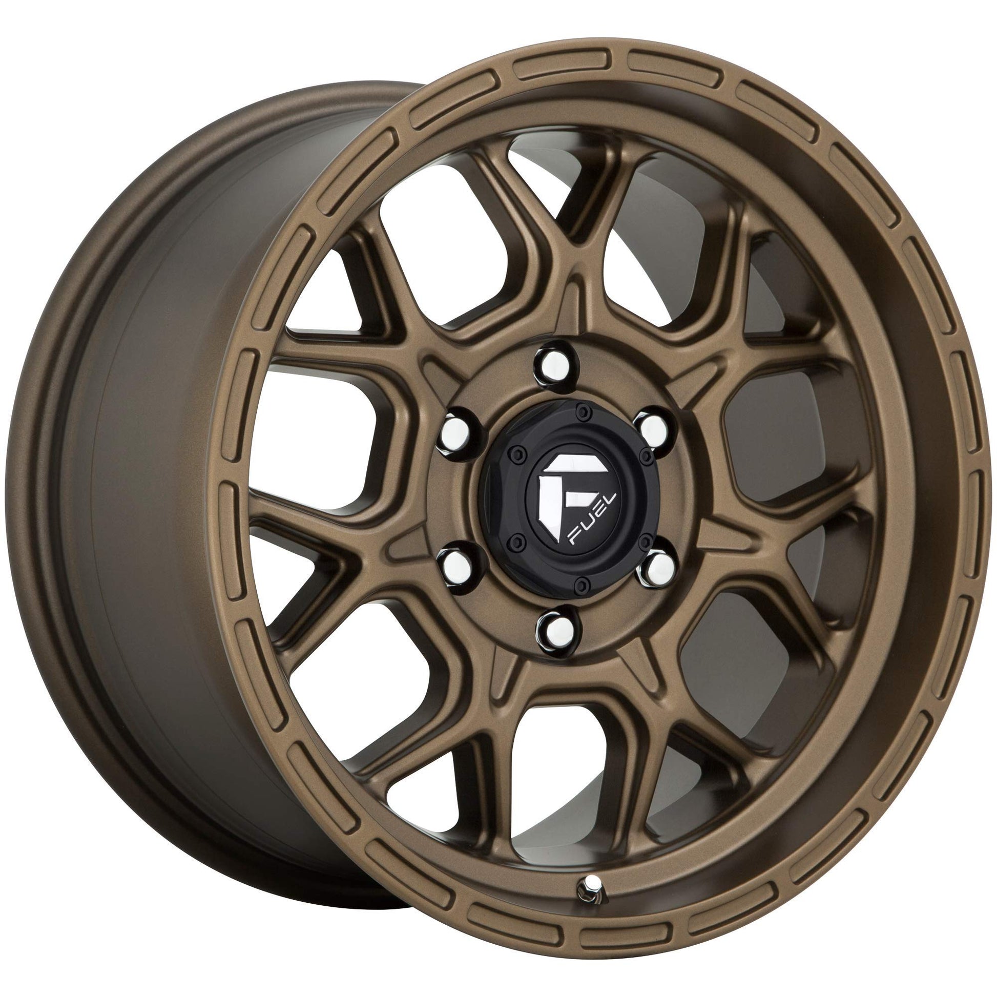 FUEL D671 Bronze Wheel with Painted (17 x 9. inches /5 x 127 mm, 1 mm Offset)