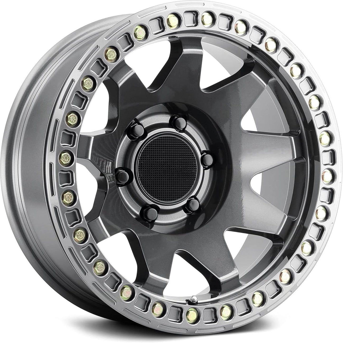 Method Race Wheels MR108, 17x9, 44mm Offset, 5x5, 71.5mm Centerbore, Gloss Titanium, w/BH-H24125-38, MR10879050844B