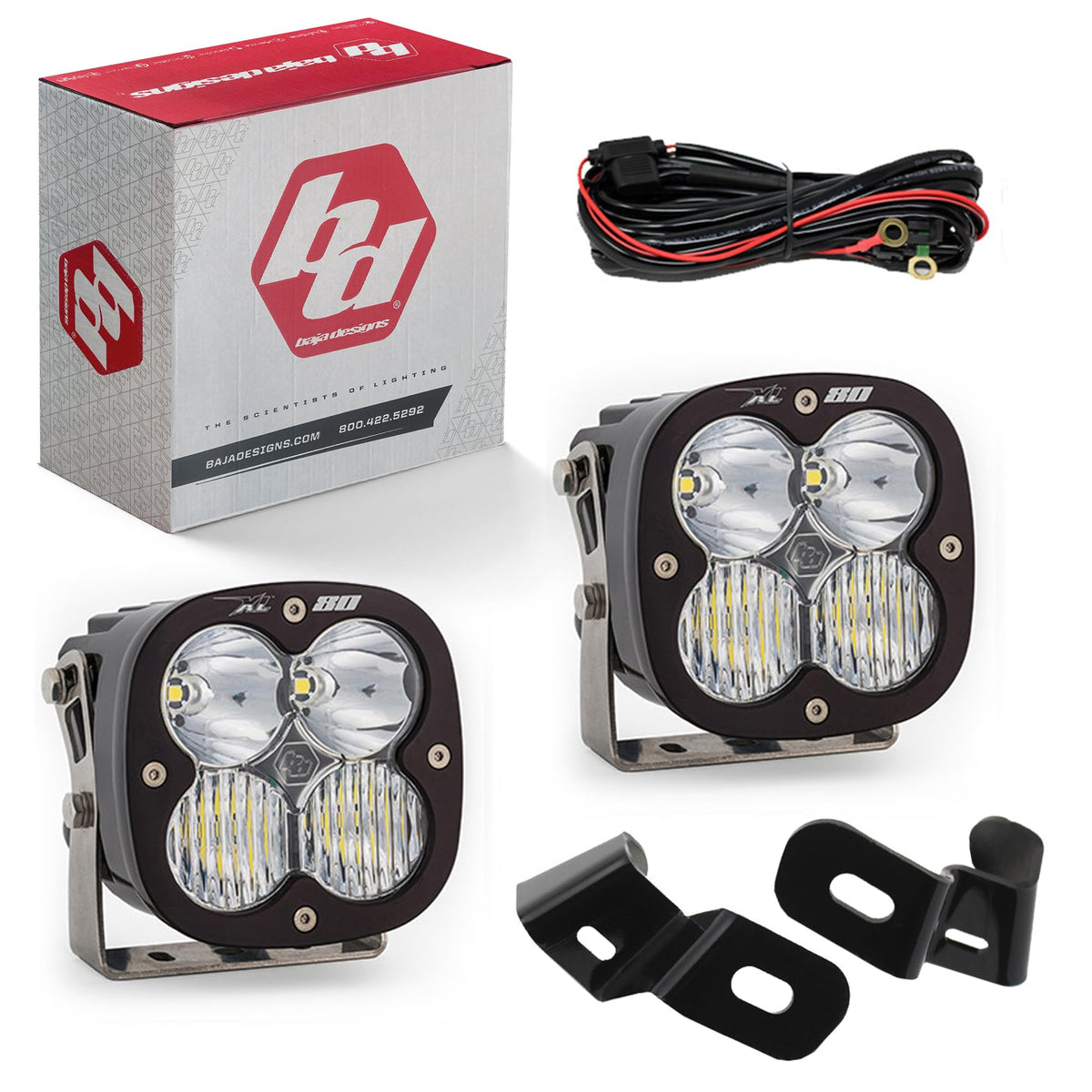Baja Designs XL80 A-Pillar KIT19C 2500/3500(DRIVING/COMBO;CLEAR) - 448041