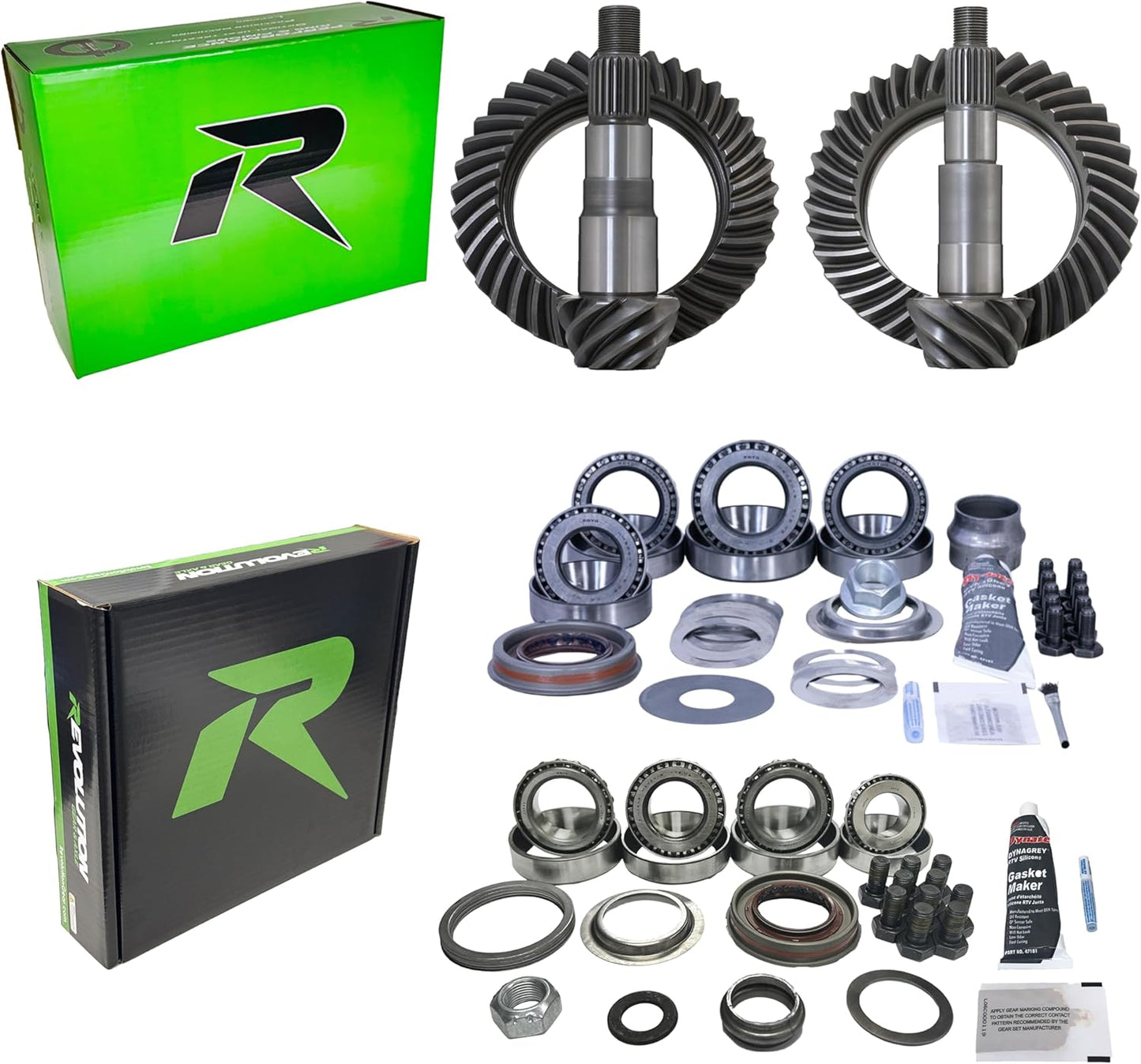 Revolution Gear Fits JK Non-Rubicon 4.10 Gear Package 2007-18 (D44-D30)
