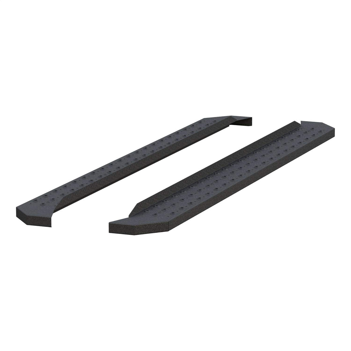 ARIES C2885 RidgeStep Commercial Running Boards 6.5 in. 85 in. Length VersaTrac Brackets Sold Separately Textured Black Powder Coat Carbon Steel RidgeStep Commercial Running Boards