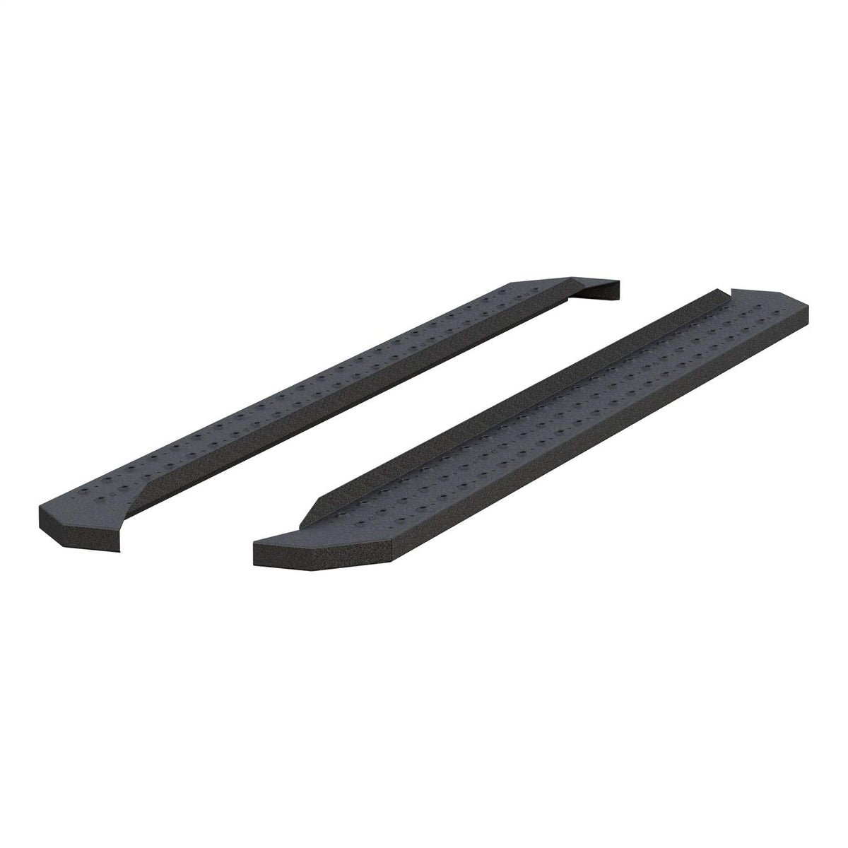 ARIES C2891 RidgeStep Commercial Running Boards 6.5 in. 91 in. Length VersaTrac Brackets Sold Separately Textured Black Powder Coat Carbon Steel RidgeStep Commercial Running Boards
