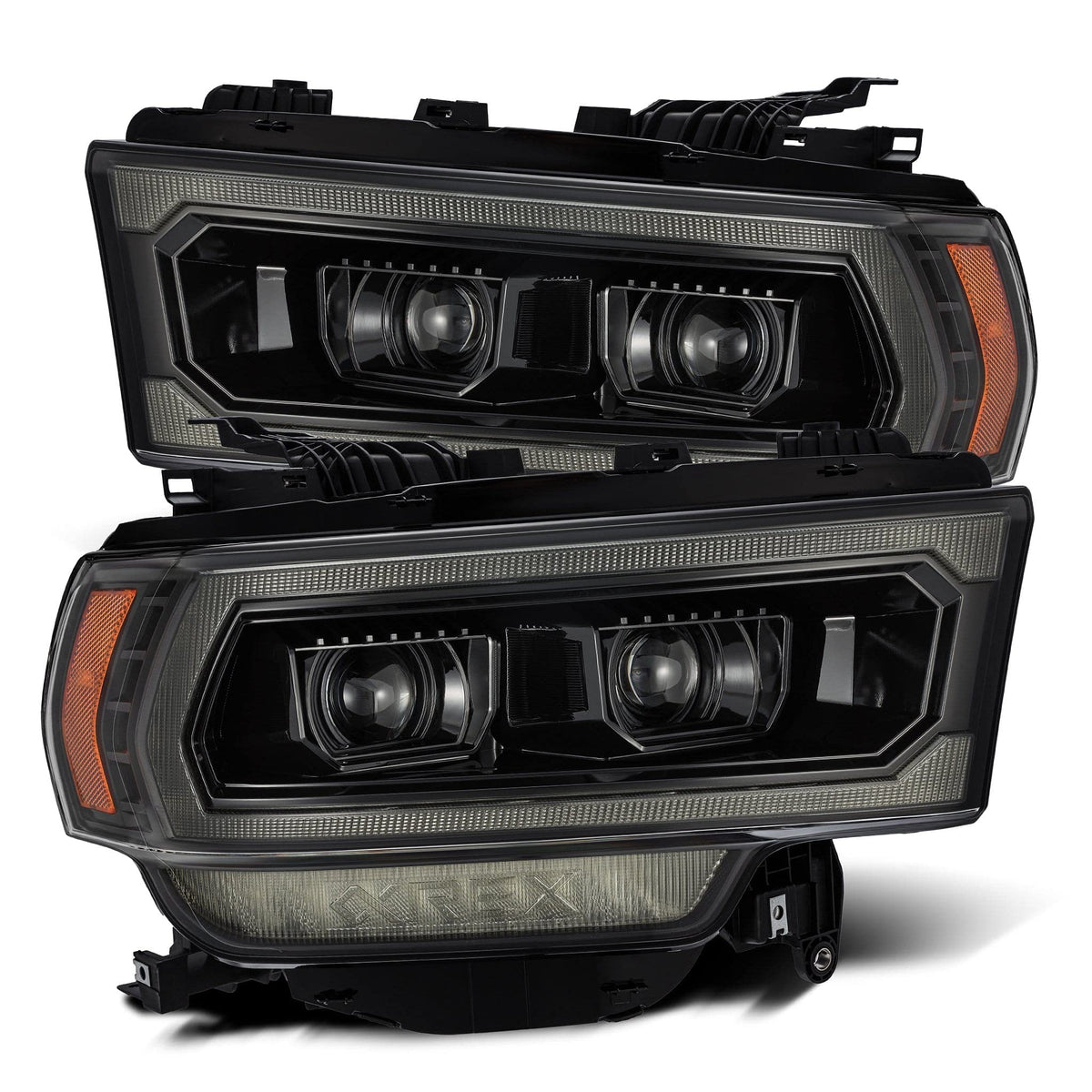 AlphaRex USA 1924 Ram 2500 Luxxseries LED Proj Hls Plank Style Alpha Blk with Activation LIGHT/ - 880549