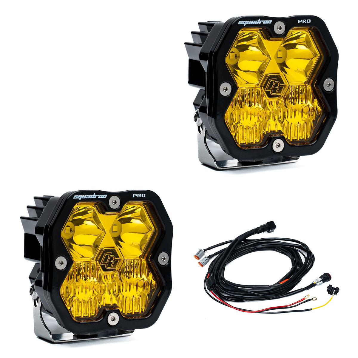 Baja Designs Squadron 2.0 Pro Pair LED DRIVING/COMBO Baja Amber - 49-7813-2