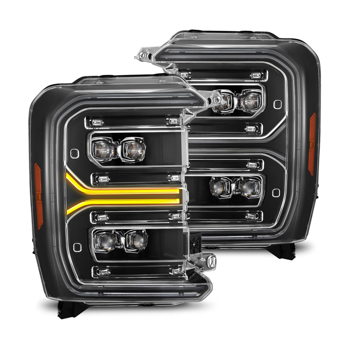 AlphaRex USA 23C F250 Nova Projector Headlights Black - 880895