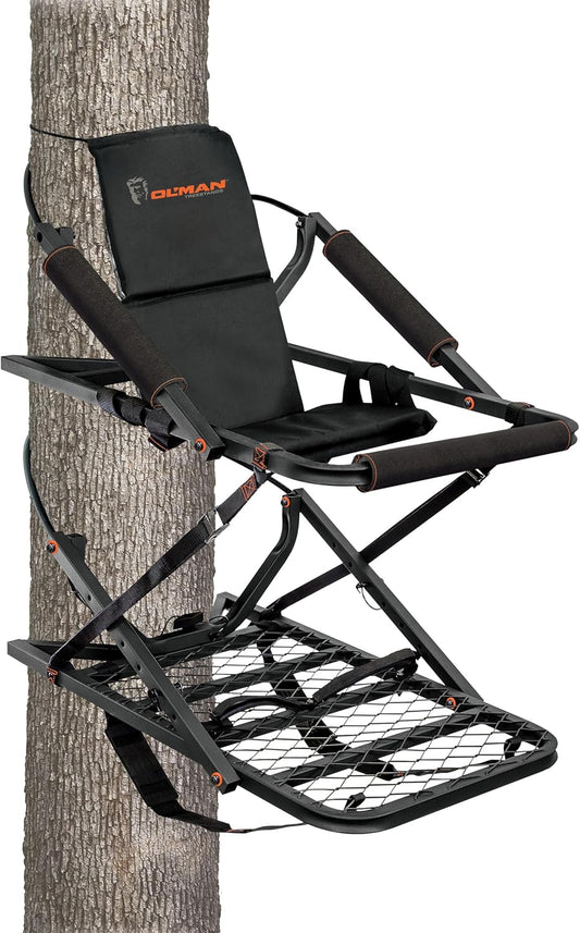 OL'MAN Stealth Mode Steel Climbing Tree Stand