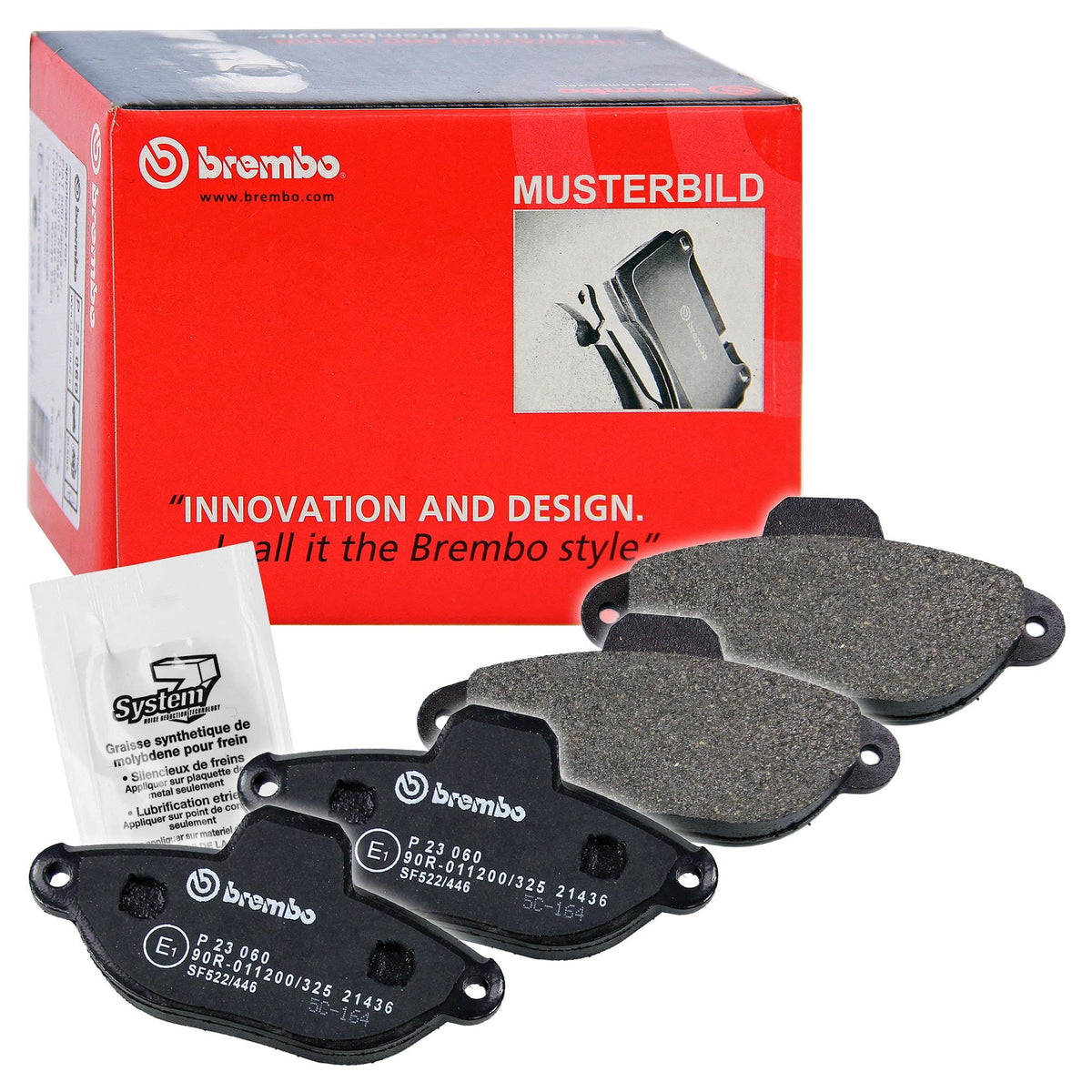 Brembo Porsche Cayenne 20112018 Disc Brake Pad Set - P65026