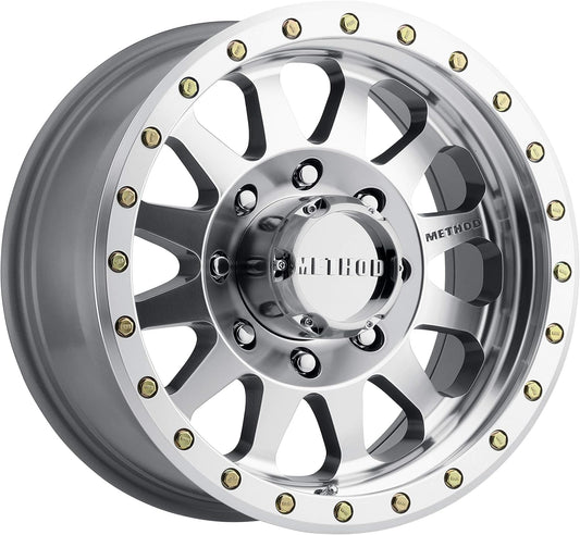Method Race Wheels MR304 Double Standard 17x8.5 8x170 0et 130.81mm Machined Wheel Fits select: 1999-2023 FORD F250, 1999-2022 FORD F350