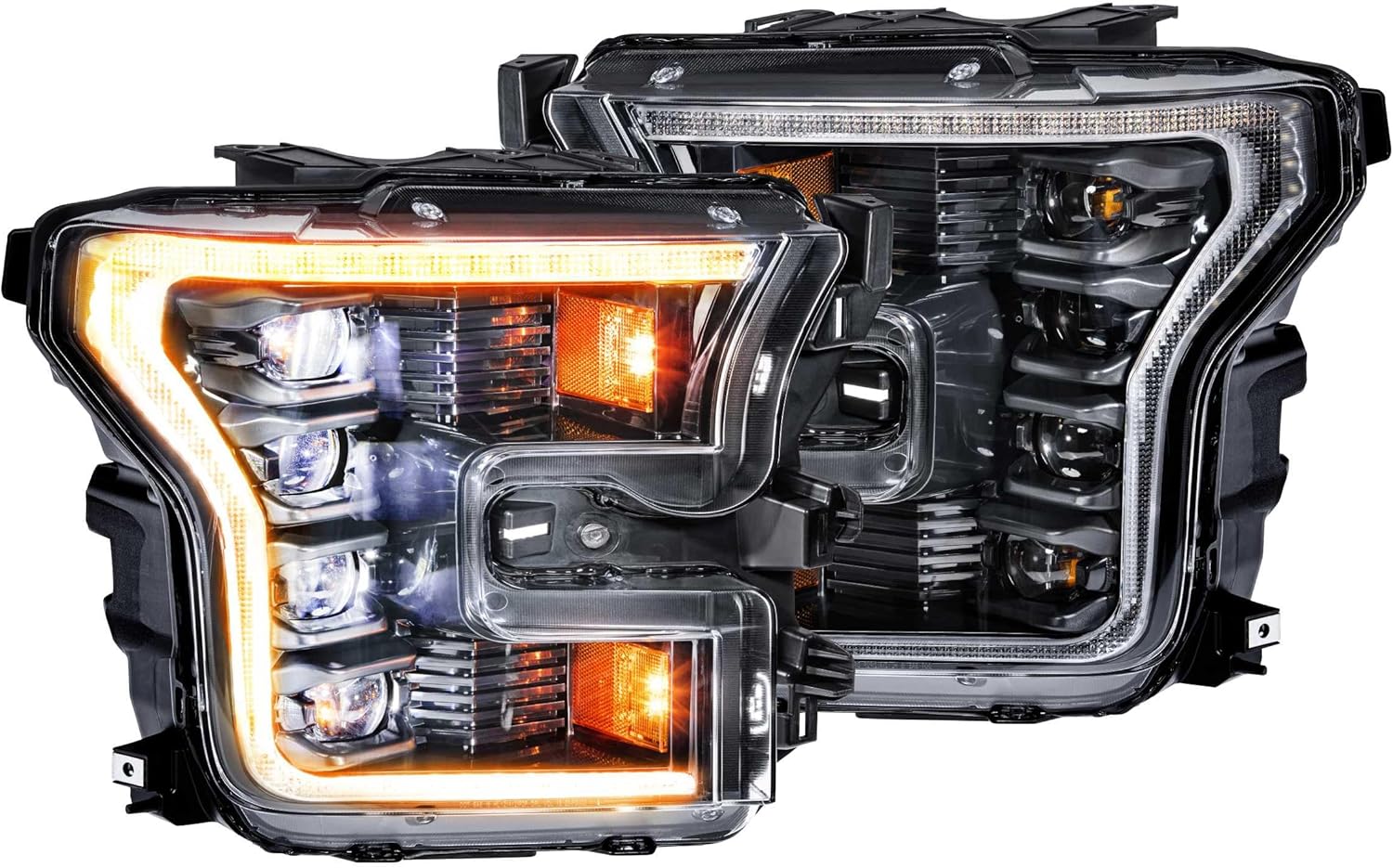Morimoto Lighting LF502-A.2-ASM Projector Headlamps Fits Ford F-150
