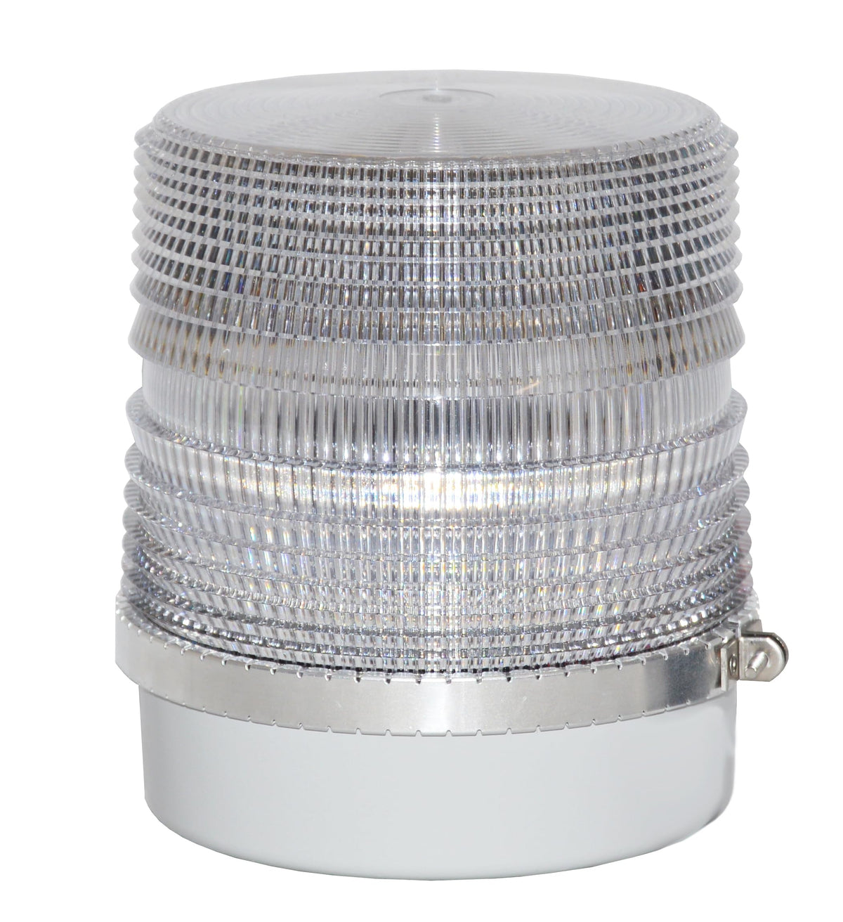Star Safety Technologies by Grote 200SHDL-AR Emergency Lighting - Die-Cast Base Permanent Mount, Dual Color Amber/Red LED, Clear Dome, 10-30VDC