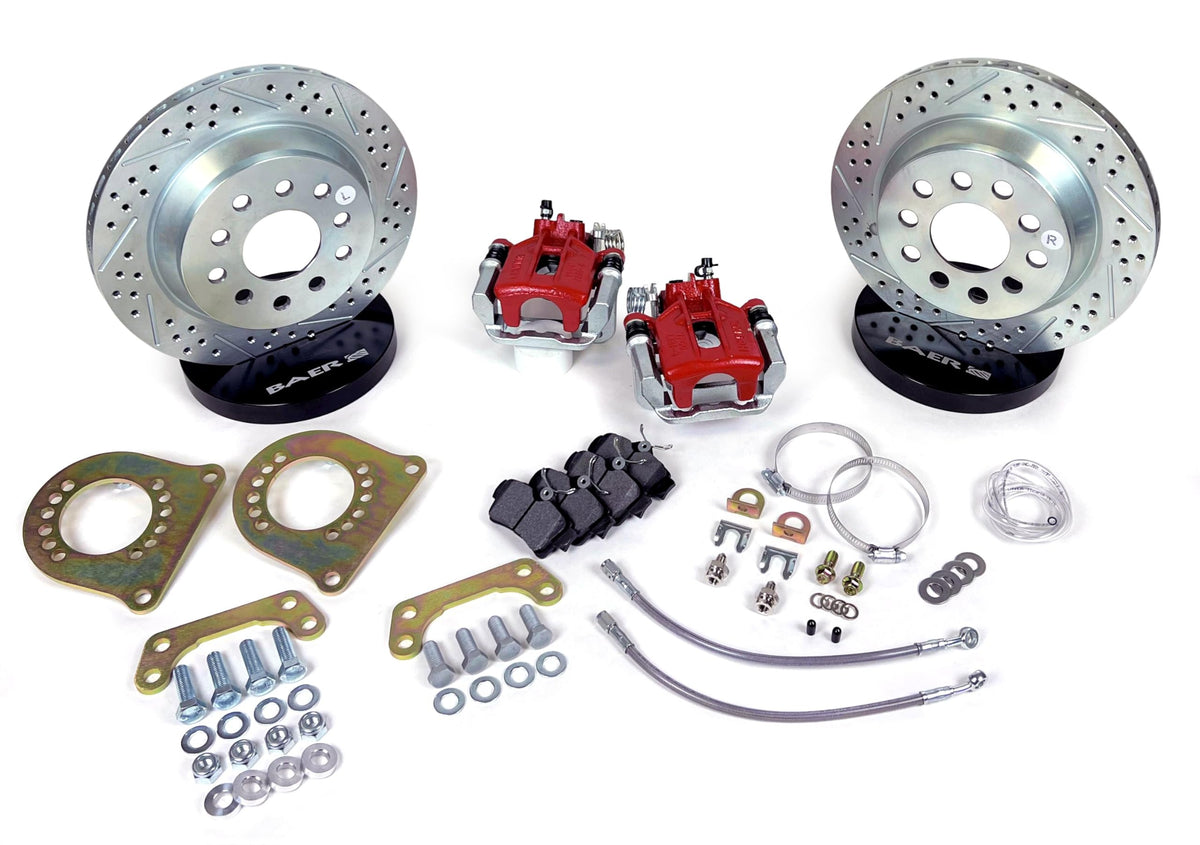 Baer Brake Systems 11.65 in Clsc Brake Sys Rr Red Ford 8.8 in - 4262770R