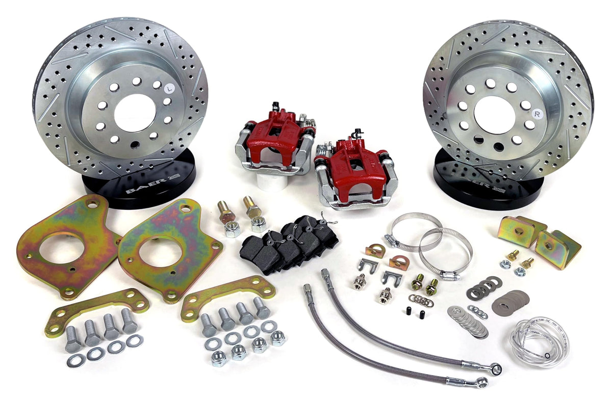 Baer Brake Systems 11.65 in Clsc Brake Sys Rr Red 7888 Gbod - 4302561R