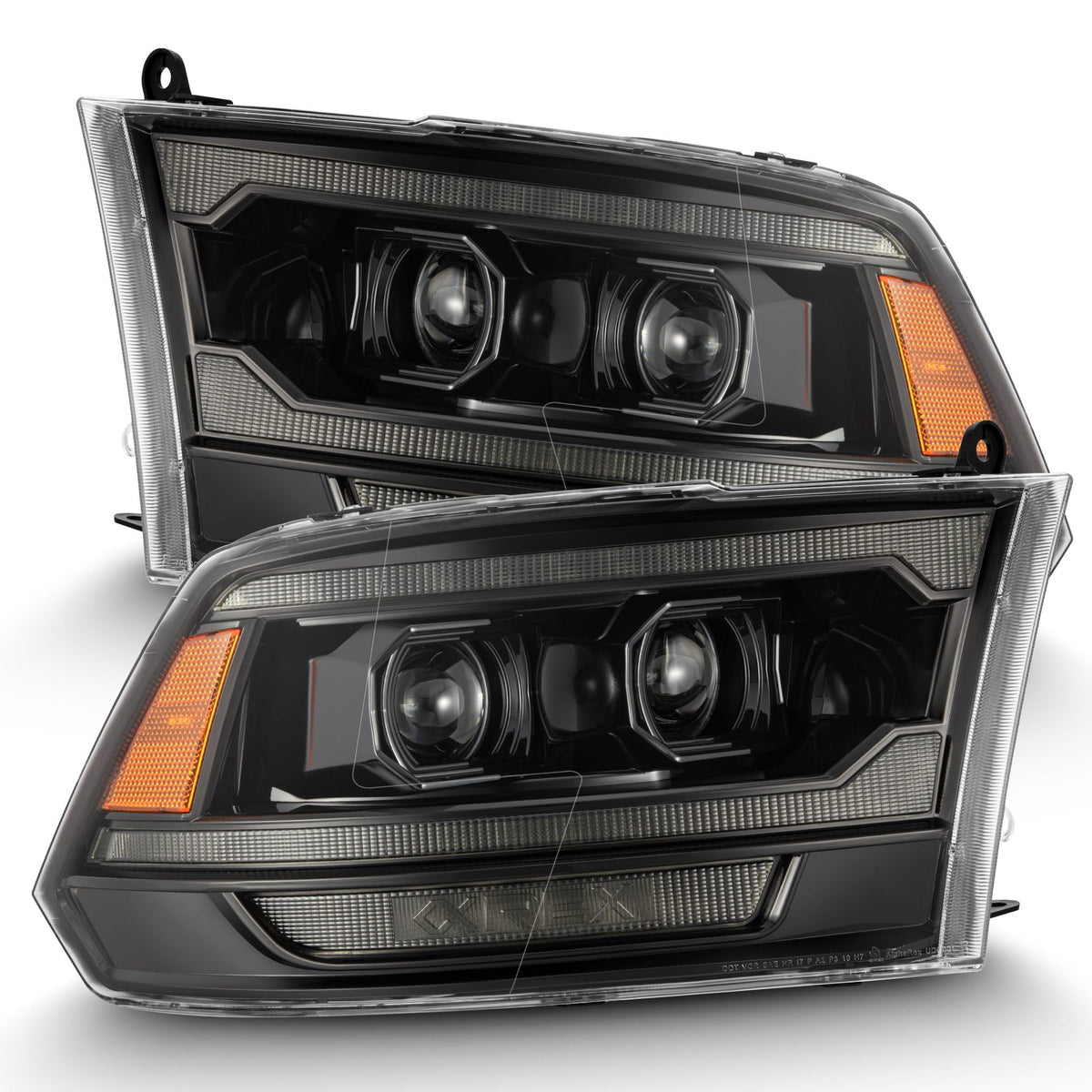 AlphaRex USA 0918 Ram 2500 LED Projector Headlights with Act Light / Seq Signal and Drl Alpha - 880560